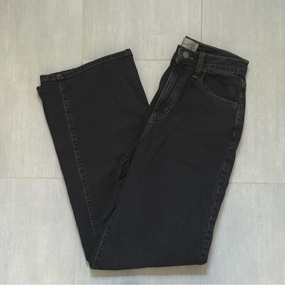 Women's Black Straight Leg Jeans